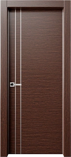 Door design: Alluminio Elivia Horizontal Wood Grain 2VS2 from Alluminio Collection collection - Modern Luxury style