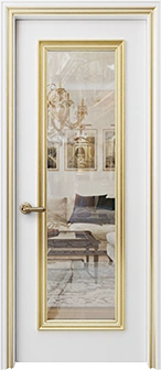 Door design: Palladio Uno Clear Glass from Palladio Collection collection - Classic Luxury style