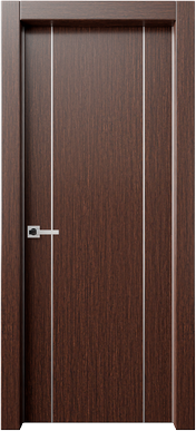 Alluminio Elivia Vertical Wood Grain 2VS - Wenge