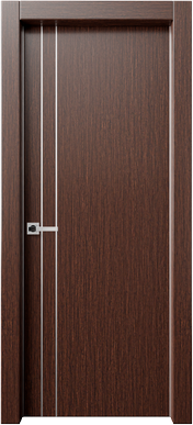 Alluminio Elivia Vertical Wood Grain 2VS2 - Wenge