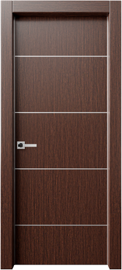 Alluminio Elivia Vertical Wood Grain 4HS - Wenge