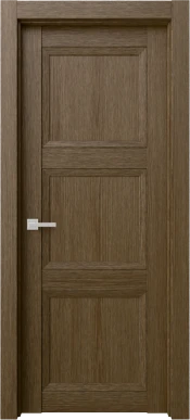 Interior Door Curated Contemporary Josephine 3 Panel in Oak Natural Dark finish - Almes Doors