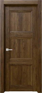 Interior Door Curated Contemporary Josephine 3 Panel in Walnut Natural finish - Almes Doors