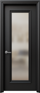 Palladio Uno Frosted Glass - Black