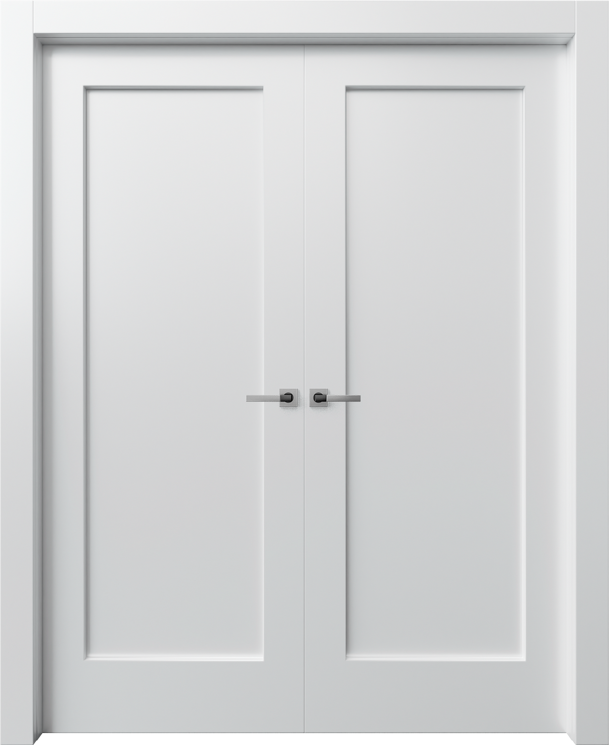 White Single Panel Doors