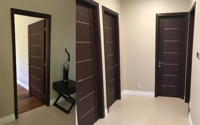 Attached is some photos of the installed doors.