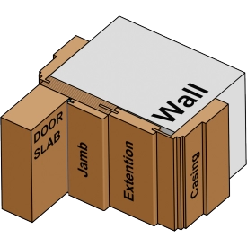 Adjustable, range from 6 ⅜" to 7 ⅝"