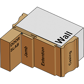 Adjustable, range from 7 ⅝" to 8 ⅞"