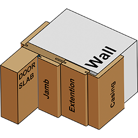Adjustable, range from 6 ⅜" to 7 ⅝"